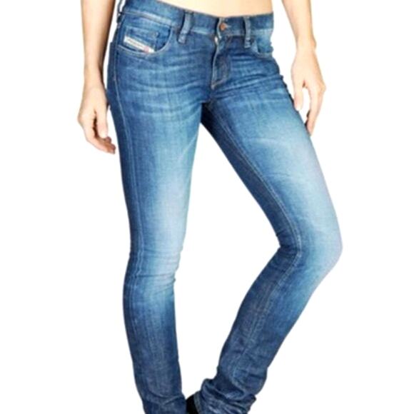Diesel LIVY Low Rise Slim Straight Jeans W27 L30 - Picture 1 of 12